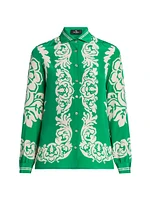 Paisley Silk Blouse