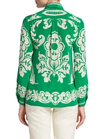 Paisley Silk Blouse