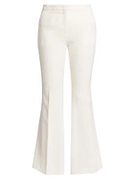 Stretch Viscose Flared Pants