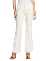 Stretch Viscose Flared Pants