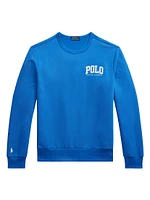Polo Logo Fleece Crewneck Sweatshirt