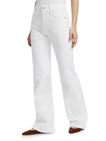 Crosbie Wide-Leg Twill Pants