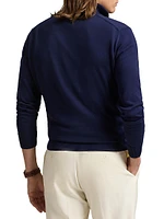 Cotton Quarter-Zip Sweater