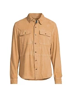 Suede Shirt Jacket