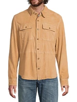 Suede Shirt Jacket