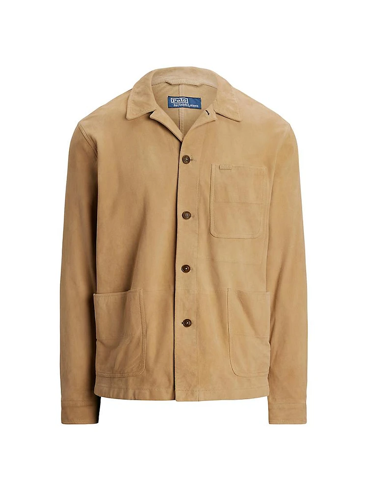 Suede Utility Jacket