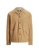 Suede Utility Jacket
