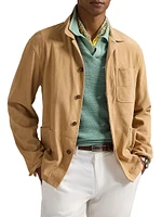Suede Utility Jacket