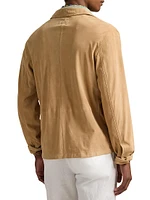 Suede Utility Jacket