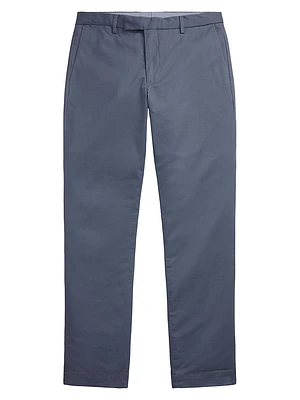 Stretch Straight-Leg Chino Pants