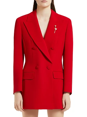 Emrata x Marella Waisted Longline Blazer