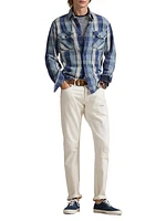 Classic-Fit Plaid Flannel Workshirt