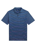 Classic-Fit Striped Jersey Polo Shirt