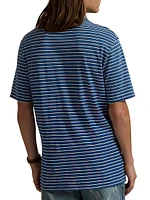 Classic-Fit Striped Jersey Polo Shirt