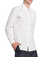 Logo Stretch Cotton Tape Harness Shirt