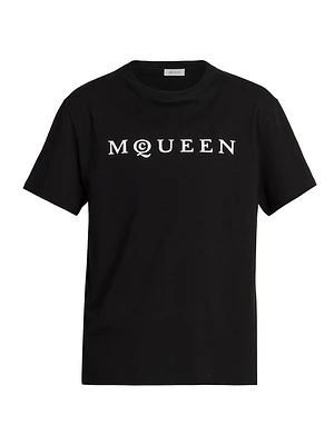 Logo Cotton Crewneck T-Shirt