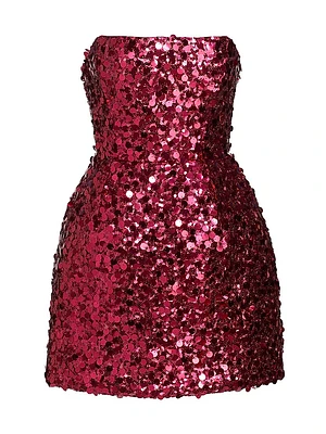 Maraya Sequin Strapless Minidress