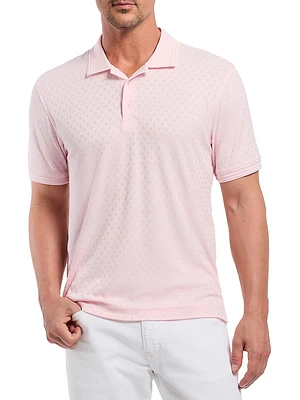 Elias Jacquard Knit Polo Shirt
