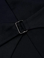 Missing Blazer Back Cut-Out Cap-Sleeve
