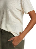 Chameleon Linen Jersey Crewneck T-Shirt