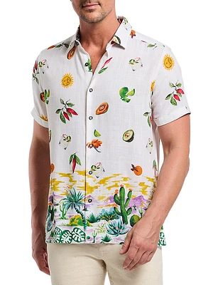 Mezcal Abstract Woven Shirt