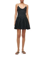 Dena Stretch-Cotton Fit & Flare Minidress