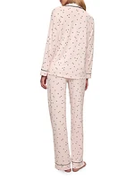 Gisele Heart Long Pajama Set