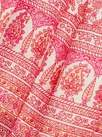 Larkin Paisley Cotton-Silk Midi-Dress