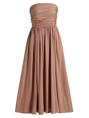 Clea Strapless Midi-Dress