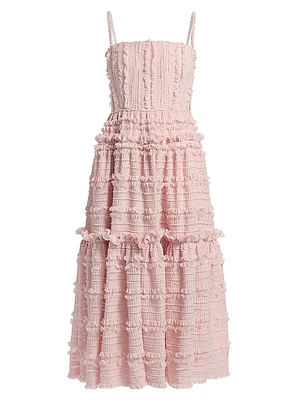 Skye Frilled Midi-Dress