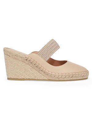 Siena 70MM Leather Wedge Mules