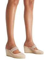 Siena 70MM Leather Wedge Mules