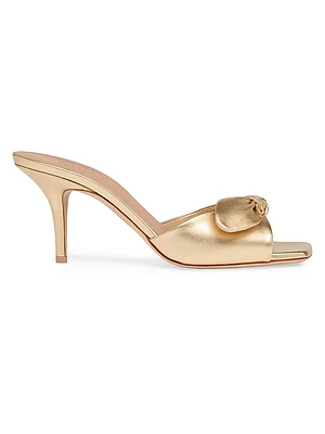 Vargas 70MM Metallic Leather Sandals