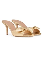 Vargas 70MM Metallic Leather Sandals