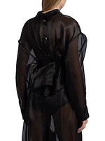 Silk Organza Twisted Shirt