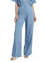 Coralena Wide-Leg Pants