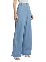 Coralena Wide-Leg Pants
