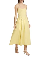 Kittiya Sleeveless A-line Midi-Dress