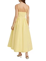 Kittiya Sleeveless A-line Midi-Dress