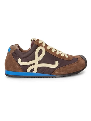 Ballet Runner 2.0 Suede & Mesh Low-Top Sneakers