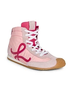 Ballet Runner 2.0 Suede & Mesh High-Top Sneakers