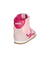 Ballet Runner 2.0 Suede & Mesh High-Top Sneakers