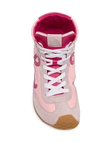 Ballet Runner 2.0 Suede & Mesh High-Top Sneakers