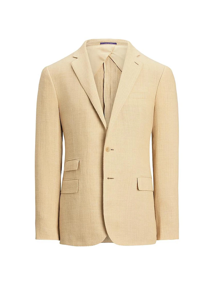 Kent Hand-Tailored Linen-Silk Jacket