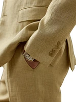 Kent Hand-Tailored Linen-Silk Jacket