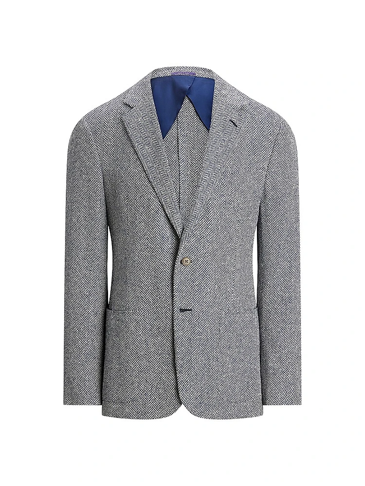 Kent Hand-Tailored Herringbone Jacket