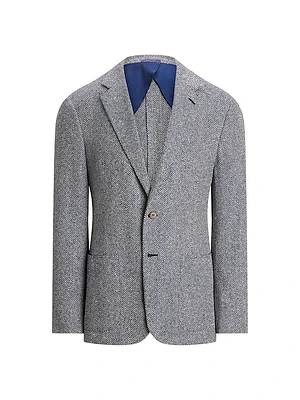 Kent Hand-Tailored Herringbone Jacket