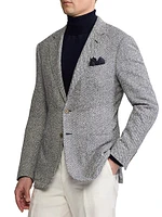Kent Hand-Tailored Herringbone Jacket