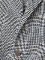 Kent Hand-Tailored Plaid Linen Jacket