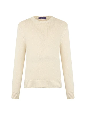 Cashmere-Blend Crewneck Sweater